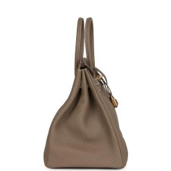 Hermès Pre-owned Hermes Birkin 35 Etoupe Togo Gold Hardware -Online Bag Store H B 240129 5 YL 04