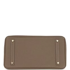 Hermès Pre-owned Hermes Birkin 35 Etoupe Togo Gold Hardware -Online Bag Store H B 240129 5 YL 06