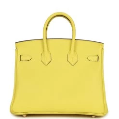 Hermès Hermes Special Order (HSS) Birkin 25 Limoncello Verso Togo Rose Gold Hardware 14 Hermès Hermes Special Order (HSS) Birkin 25 Limoncello Verso Togo Rose Gold Hardware -Online Bag Store H B 240130 3 05