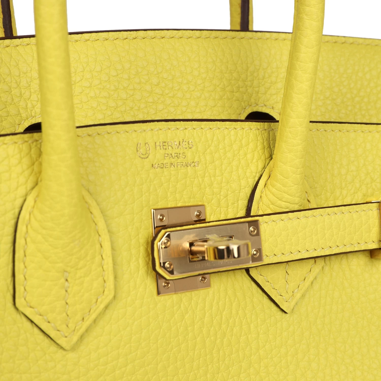 Hermès Hermes Special Order (HSS) Birkin 25 Limoncello Verso Togo Rose Gold Hardware 9 Hermès Hermes Special Order (HSS) Birkin 25 Limoncello Verso Togo Rose Gold Hardware - Image 7