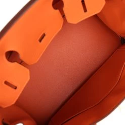 Hermès Hermes Birkin 30 Orange Togo Gold Hardware -Online Bag Store H B 240130 4 09