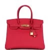 Hermès Hermes Special Order (HSS) Birkin 30 Rose Extreme Verso Epsom Brushed Gold Hardware -Online Bag Store H B 240205 2 01