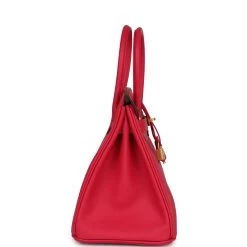 Hermès Hermes Special Order (HSS) Birkin 30 Rose Extreme Verso Epsom Brushed Gold Hardware -Online Bag Store H B 240205 2 04