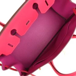 Hermès Hermes Special Order (HSS) Birkin 30 Rose Extreme Verso Epsom Brushed Gold Hardware -Online Bag Store H B 240205 2 09