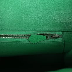 Hermès Pre-owned Hermes Birkin 30 Bambou Clemence Palladium Hardware 19 Hermès Pre-owned Hermes Birkin 30 Bambou Clemence Palladium Hardware -Online Bag Store H B 240208 3 NB 10