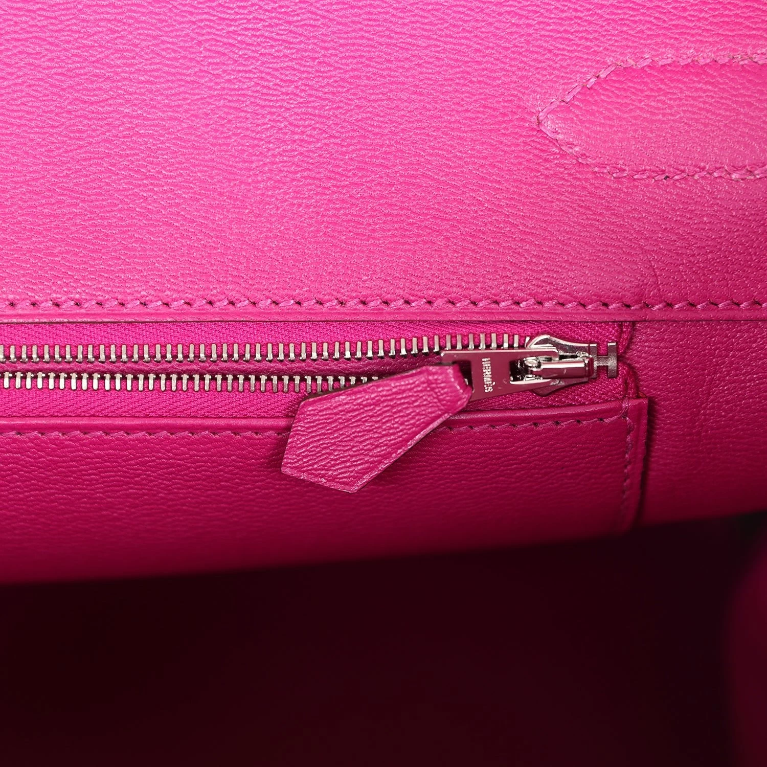 Hermès Hermes Birkin 35 Rose Sheherazade Shiny Porosus Crocodile Palladium Hardware 11 Hermès Hermes Birkin 35 Rose Sheherazade Shiny Porosus Crocodile Palladium Hardware - Image 9