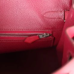 Hermès Pre-owned Hermes Birkin 30 Rubis Epsom Palladium Hardware -Online Bag Store H B 240221 2 10