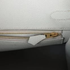 Hermès Pre-owned Hermes Special Order (HSS) Birkin 30 Etoupe And Gris Pearl Chevre Brushed Gold Hardware -Online Bag Store H B 240228 2 10