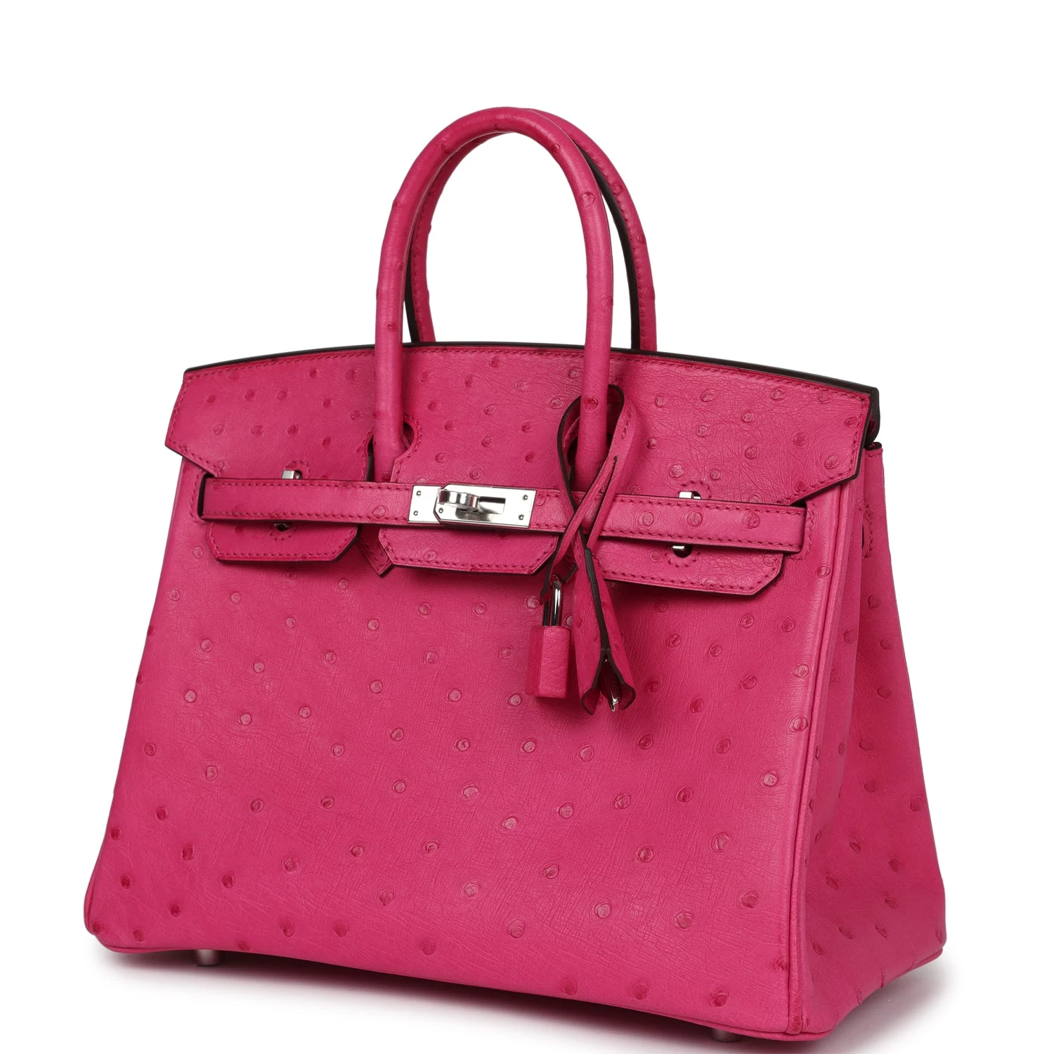 Hermès Hermes Birkin 25 Rose Tyrien Ostrich Palladium Hardware 7 Hermès Hermes Birkin 25 Rose Tyrien Ostrich Palladium Hardware - Image 5