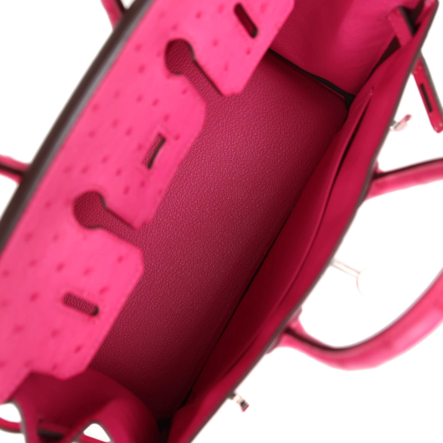 Hermès Hermes Birkin 25 Rose Tyrien Ostrich Palladium Hardware 10 Hermès Hermes Birkin 25 Rose Tyrien Ostrich Palladium Hardware - Image 8