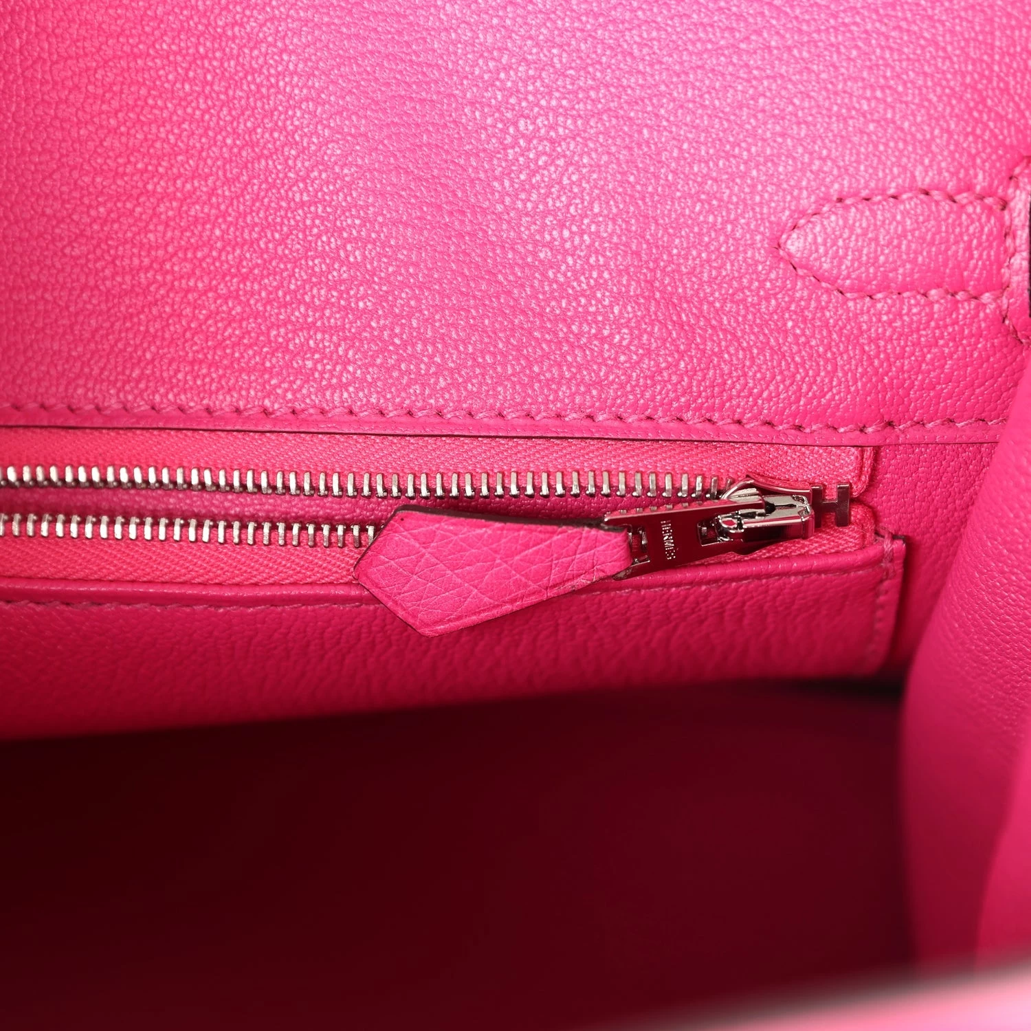 Hermès Hermes Birkin 25 Rose Tyrien Ostrich Palladium Hardware 11 Hermès Hermes Birkin 25 Rose Tyrien Ostrich Palladium Hardware - Image 9