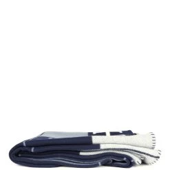 Hermès Hermes "Avalon III" Ecru And Caban Cashmere Blanket -Online Bag Store H BLA 240126 1 03
