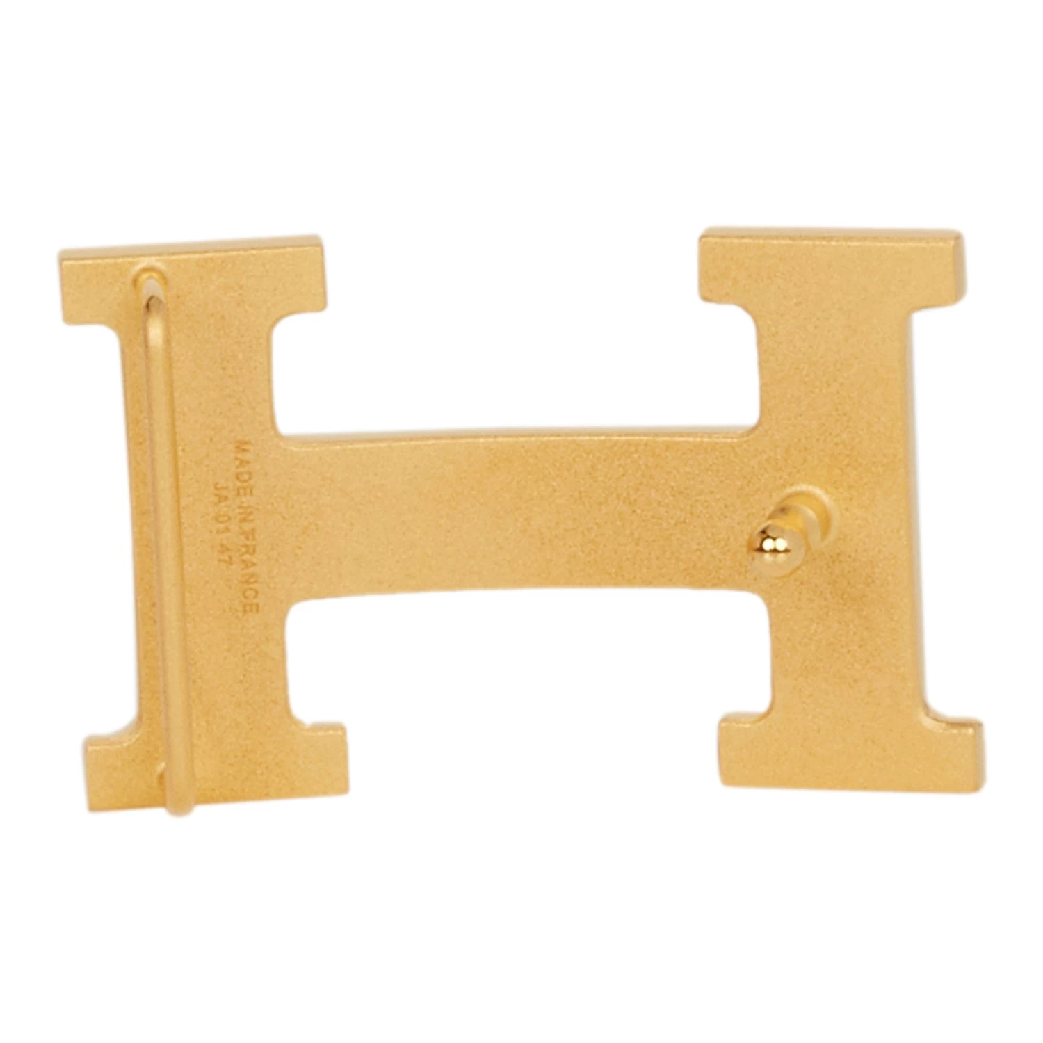 Hermès Hermes 32mm Reversible Vert De Gris/White Constance H Belt 85cm Guilloche Gold Buckle 6 Hermès Hermes 32mm Reversible Vert De Gris/White Constance H Belt 85cm Guilloche Gold Buckle - Image 4