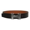Hermès Hermes 32mm Reversible Black/Gold Constance H Belt 90cm Palladium Buckle 2 Hermès Hermes 32mm Reversible Black/Gold Constance H Belt 90cm Palladium Buckle -Online Bag Store H BT 060222 1 01