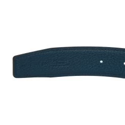 Hermès Hermes 32mm Reversible Black/Bleu De Prusse Constance H Belt 95cm Martelee Gold Buckle -Online Bag Store H BT 060222 2 03