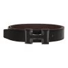 Hermès Hermes 32mm Reversible Black/Chocolate Constance H Belt 90cm Black Buckle -Online Bag Store H BT 060222 3 01