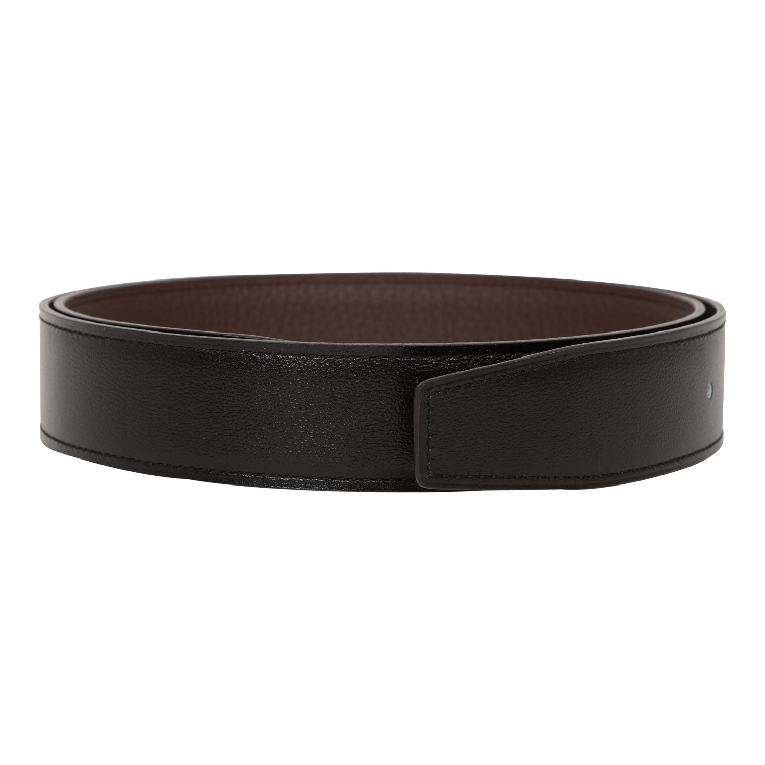 Hermès Hermes 32mm Reversible Black/Chocolate Constance H Belt 85cm Palladium Buckle 4 Hermès Hermes 32mm Reversible Black/Chocolate Constance H Belt 85cm Palladium Buckle - Image 2