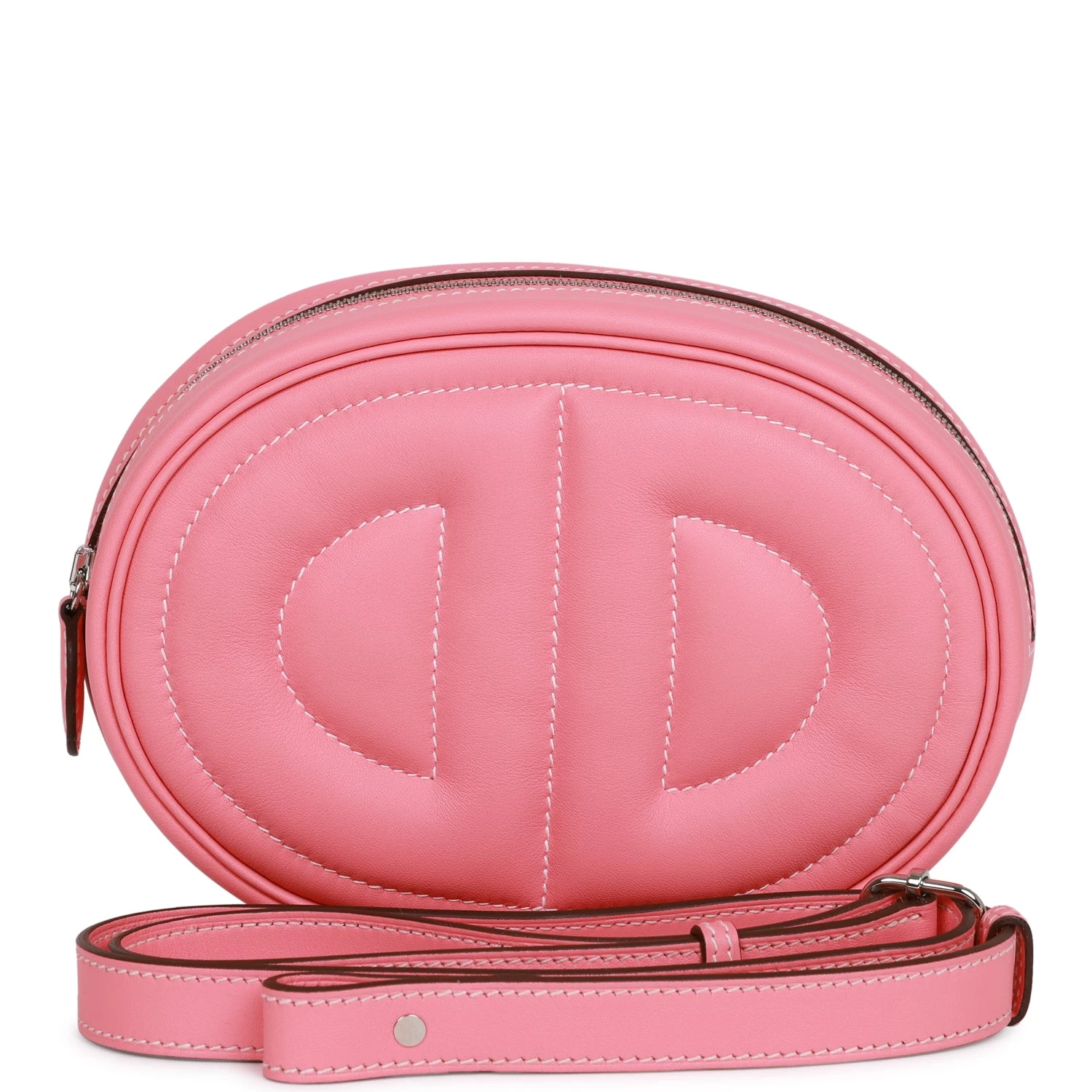 Hermès Hermes In-The-Loop Belt Bag Rose D'Ete Verso Swift Palladium Hardware 3 Hermès Hermes In-The-Loop Belt Bag Rose D'Ete Verso Swift Palladium Hardware
