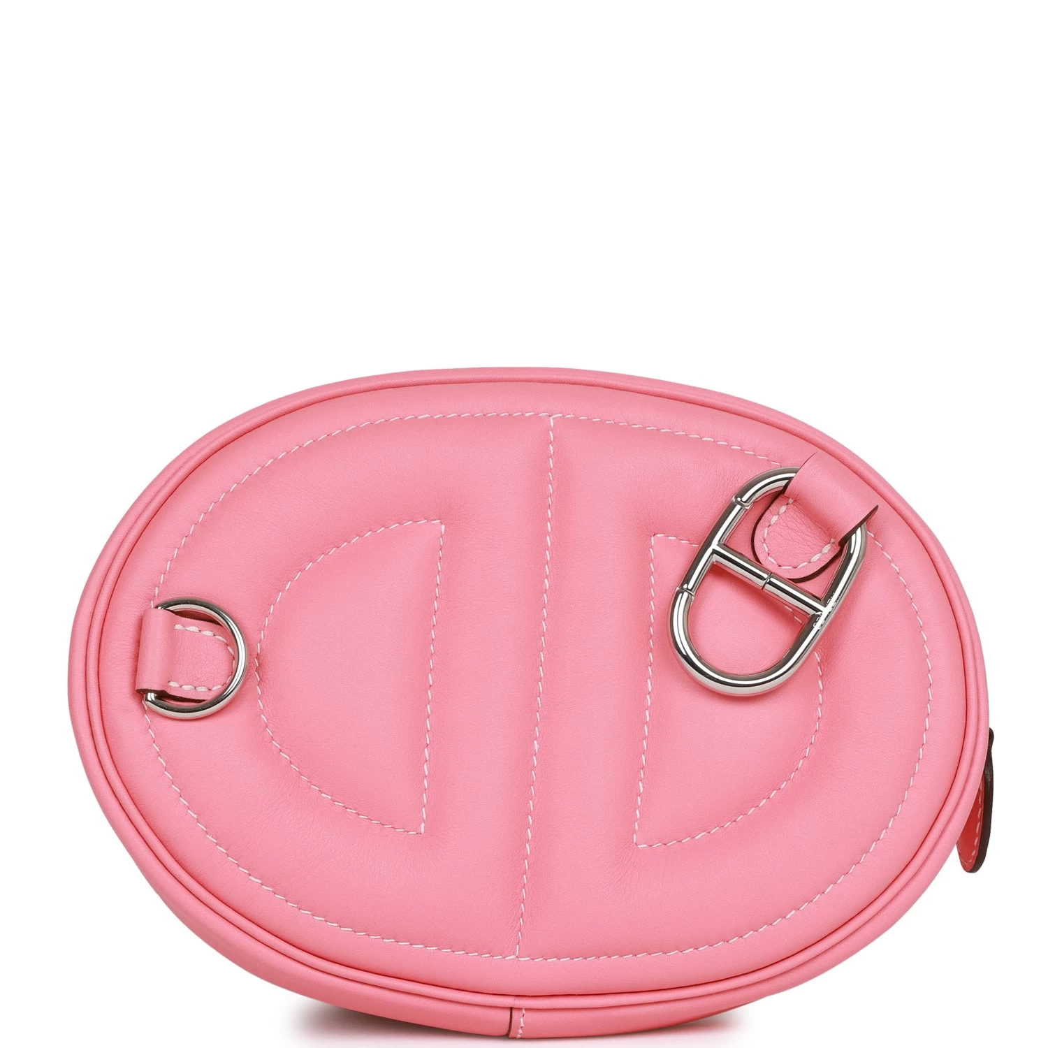 Hermès Hermes In-The-Loop Belt Bag Rose D'Ete Verso Swift Palladium Hardware 8 Hermès Hermes In-The-Loop Belt Bag Rose D'Ete Verso Swift Palladium Hardware - Image 6