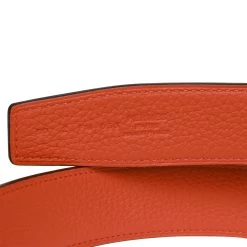 Hermès Hermes 32mm Reversible Black/Orange Constance H Belt 80cm Brushed Gold Buckle 9 Hermès Hermes 32mm Reversible Black/Orange Constance H Belt 80cm Brushed Gold Buckle -Online Bag Store H BT 070522 4 04