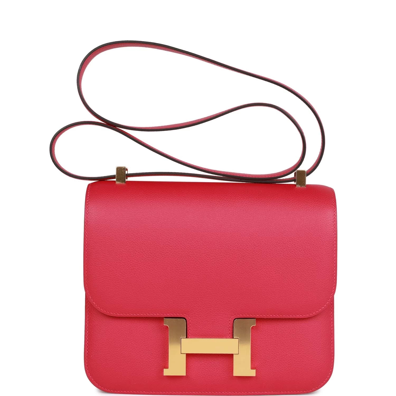 Hermès Hermes Constance 24 Framboise Evercolor Gold Hardware 3 Hermès Hermes Constance 24 Framboise Evercolor Gold Hardware