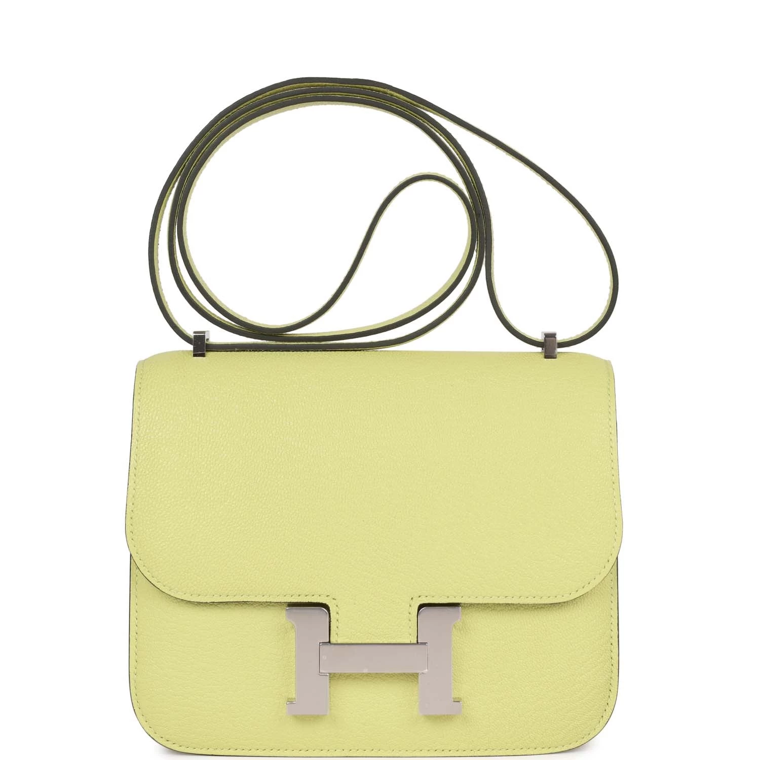 Hermès Hermes Constance 18 Jaune Bourgeon Chevre Palladium Hardware 3 Hermès Hermes Constance 18 Jaune Bourgeon Chevre Palladium Hardware