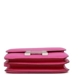 Hermès Hermes Constance 18 Magnolia Chevre Palladium Hardware -Online Bag Store H C 081722 3 06