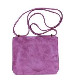 Hermès Hermes Constance 18 Violet Doblis Gold Hardware -Online Bag Store H C 090622 1 04