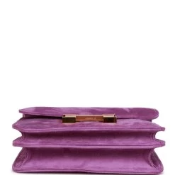 Hermès Hermes Constance 18 Violet Doblis Gold Hardware -Online Bag Store H C 090622 1 06