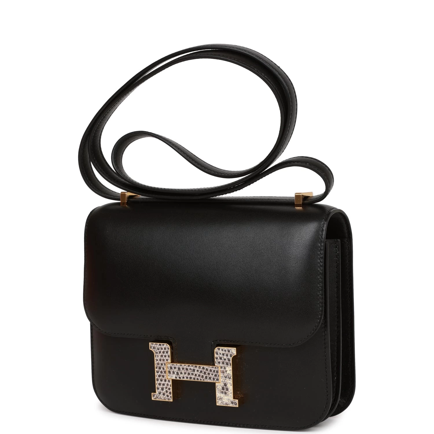 Hermès Hermes Constance 18 Black Tadelakt And Lizard Gold Hardware 5 Hermès Hermes Constance 18 Black Tadelakt And Lizard Gold Hardware - Image 3