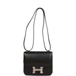 Hermès Hermes Constance 18 Black Tadelakt And Lizard Gold Hardware 15 Hermès Hermes Constance 18 Black Tadelakt And Lizard Gold Hardware -Online Bag Store H C 091522 1 AT 06