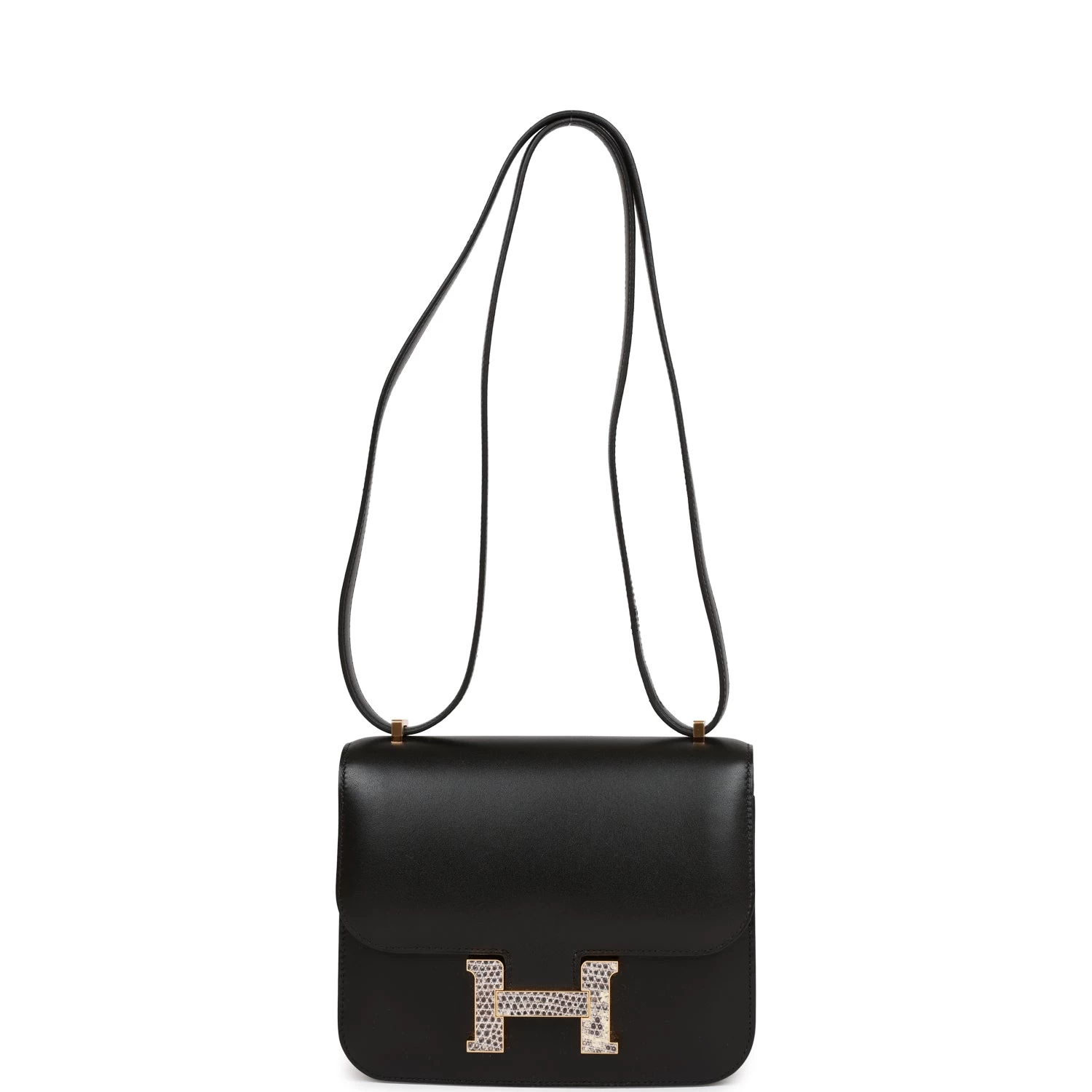 Hermès Hermes Constance 18 Black Tadelakt And Lizard Gold Hardware 8 Hermès Hermes Constance 18 Black Tadelakt And Lizard Gold Hardware - Image 6
