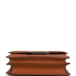 Hermès Hermes Constance 18 Gold Epsom Palladium Hardware 16 Hermès Hermes Constance 18 Gold Epsom Palladium Hardware -Online Bag Store H C 110822 1 06