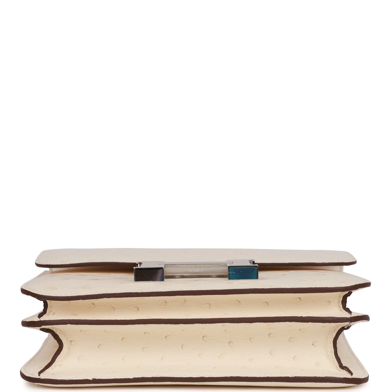 Hermès Hermes Constance 18 Nata Ostrich Palladium Hardware 8 Hermès Hermes Constance 18 Nata Ostrich Palladium Hardware - Image 6