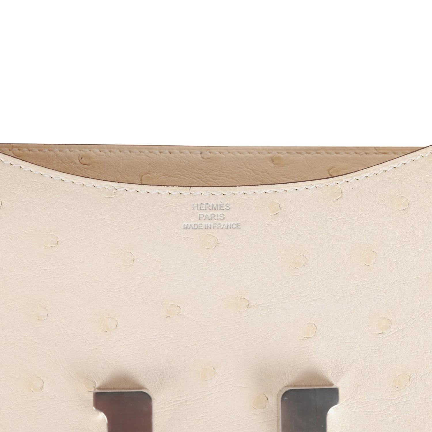 Hermès Hermes Constance 18 Nata Ostrich Palladium Hardware 10 Hermès Hermes Constance 18 Nata Ostrich Palladium Hardware - Image 8