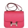 Hermès Hermes Constance 24 Rose Tyrien Epsom Palladium Hardware 1 Hermès Hermes Constance 24 Rose Tyrien Epsom Palladium Hardware -Online Bag Store H C 230327 1 01