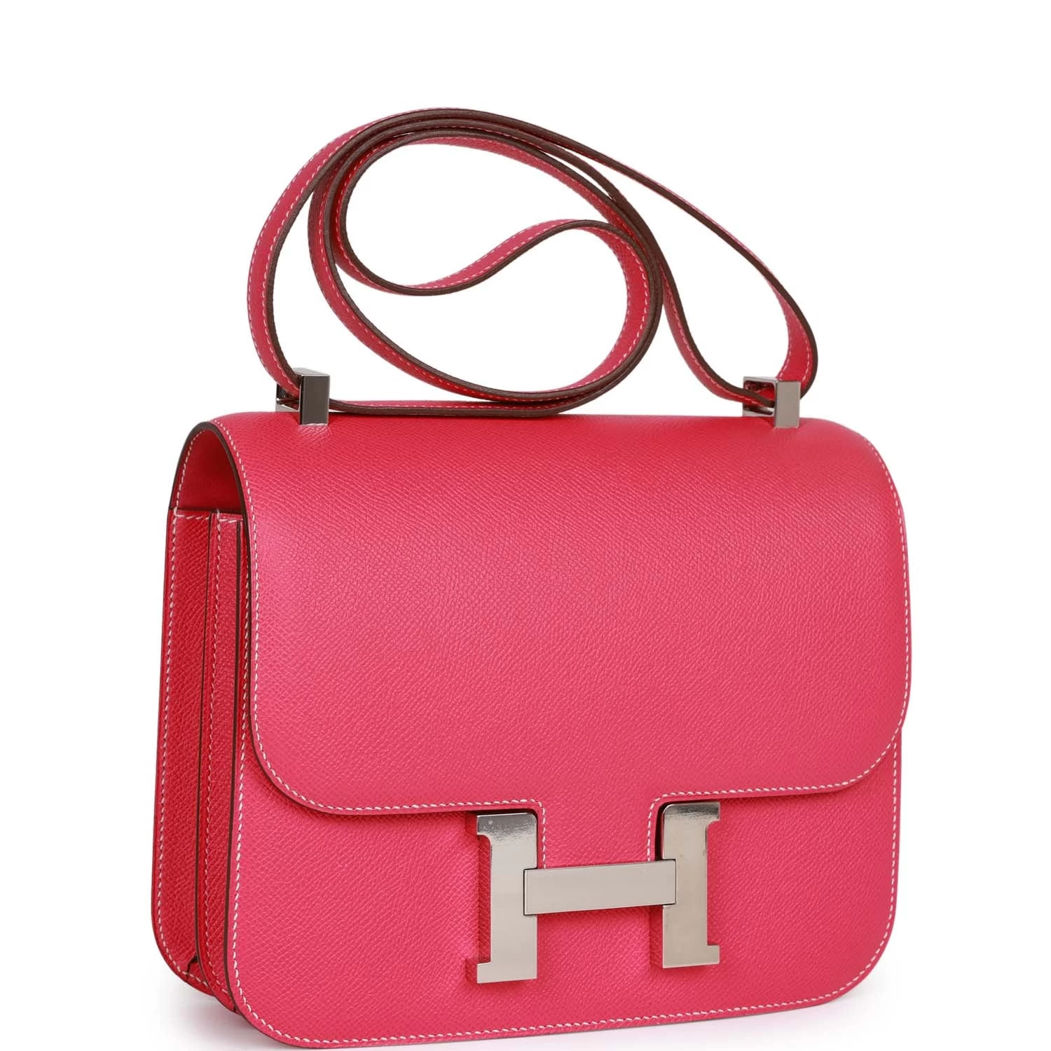 Hermès Hermes Constance 24 Rose Tyrien Epsom Palladium Hardware 4 Hermès Hermes Constance 24 Rose Tyrien Epsom Palladium Hardware - Image 2
