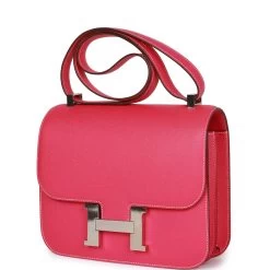 Hermès Hermes Constance 24 Rose Tyrien Epsom Palladium Hardware 16 Hermès Hermes Constance 24 Rose Tyrien Epsom Palladium Hardware -Online Bag Store H C 230327 1 03