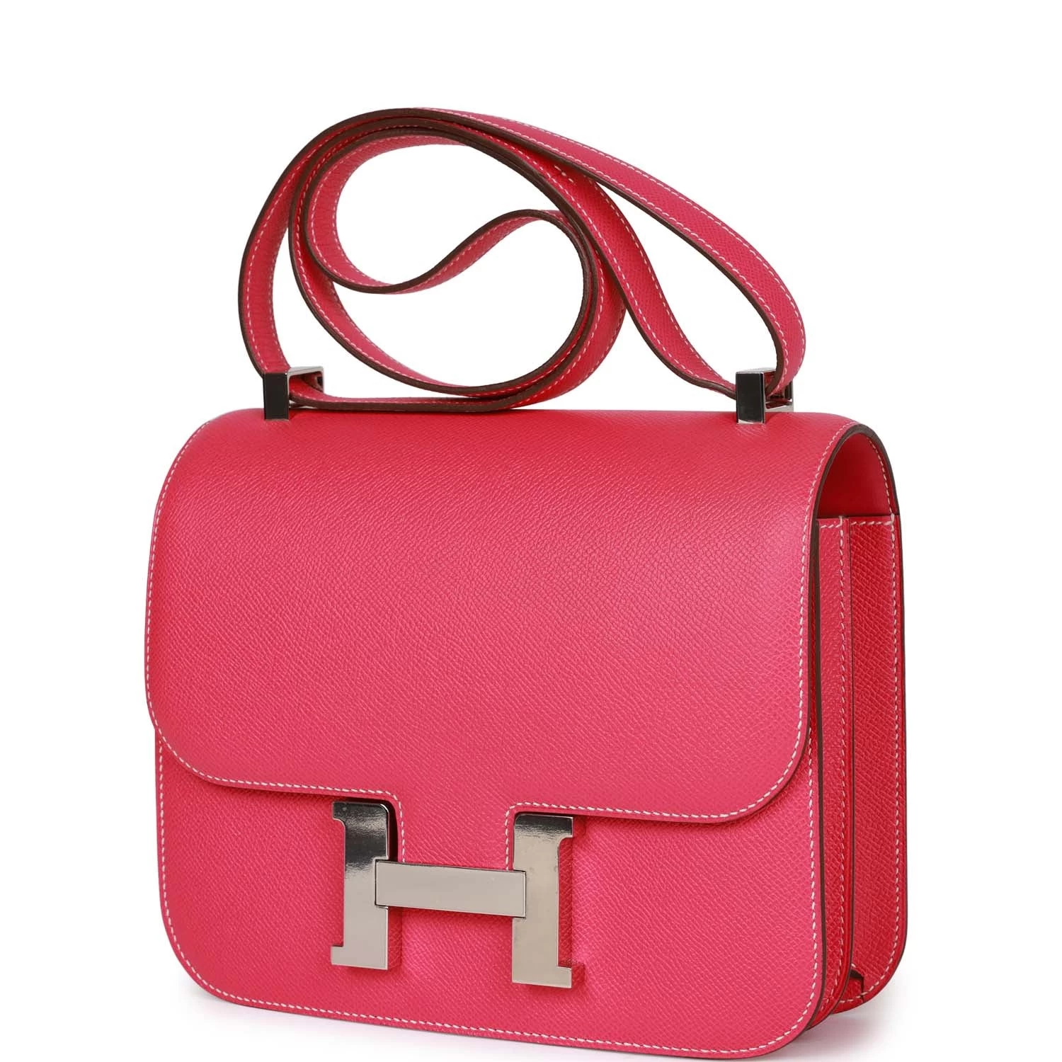 Hermès Hermes Constance 24 Rose Tyrien Epsom Palladium Hardware 7 Hermès Hermes Constance 24 Rose Tyrien Epsom Palladium Hardware - Image 5