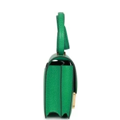 Hermès Hermes Mini Constance 18 Menthe Lizard Salvator Gold Hardware -Online Bag Store H C 230417 1 HR 04