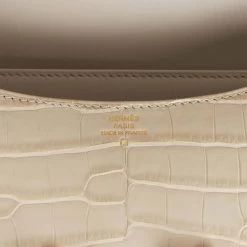 Hermès Hermes Constance 18 Beton Matte Alligator Gold Hardware -Online Bag Store H C 230428 2 LY 08