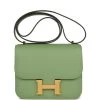 Hermès Hermes Constance 18 Vert Criquet Epsom Gold Hardware
