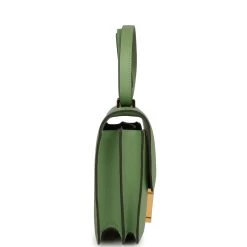 Hermès Hermes Constance 18 Vert Criquet Epsom Gold Hardware -Online Bag Store H C 230725 1 04