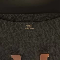 Hermès Hermes Constance 18 Vert De Gris Epsom Rose Gold Hardware -Online Bag Store H C 230726 1 23