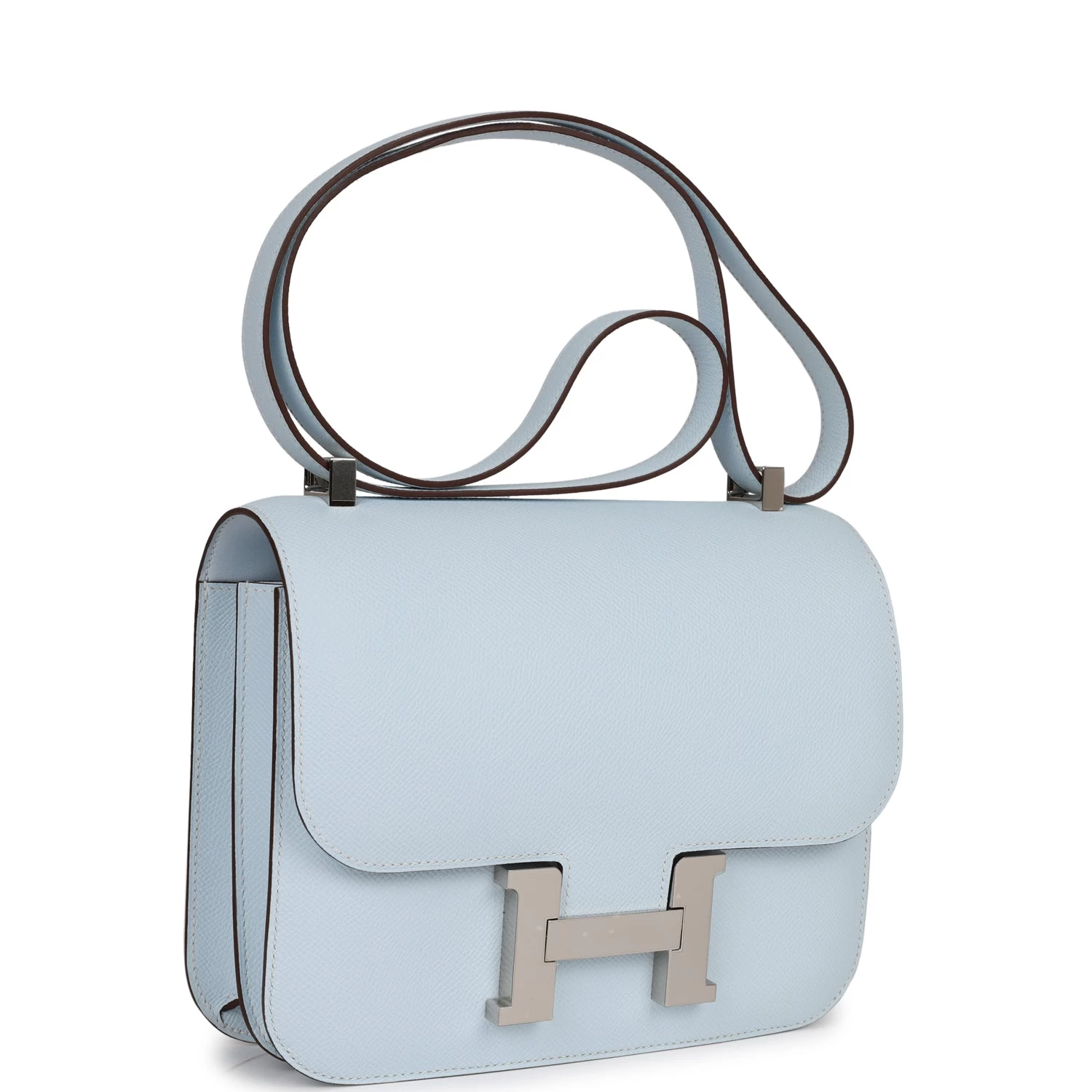 Hermès Hermes Constance 24 Bleu Brume Epsom Palladium Hardware 4 Hermès Hermes Constance 24 Bleu Brume Epsom Palladium Hardware - Image 2