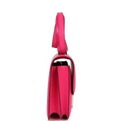 Hermès Hermes Constance 18 Rose Pop Chevre Chamkila Palladium Hardware -Online Bag Store H C 230901 1 04