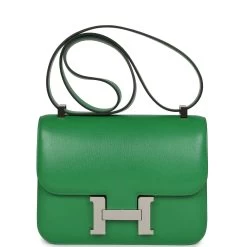 Hermès Hermes Constance 1-24 Bambou Chevre Chamkila Palladium Hardware