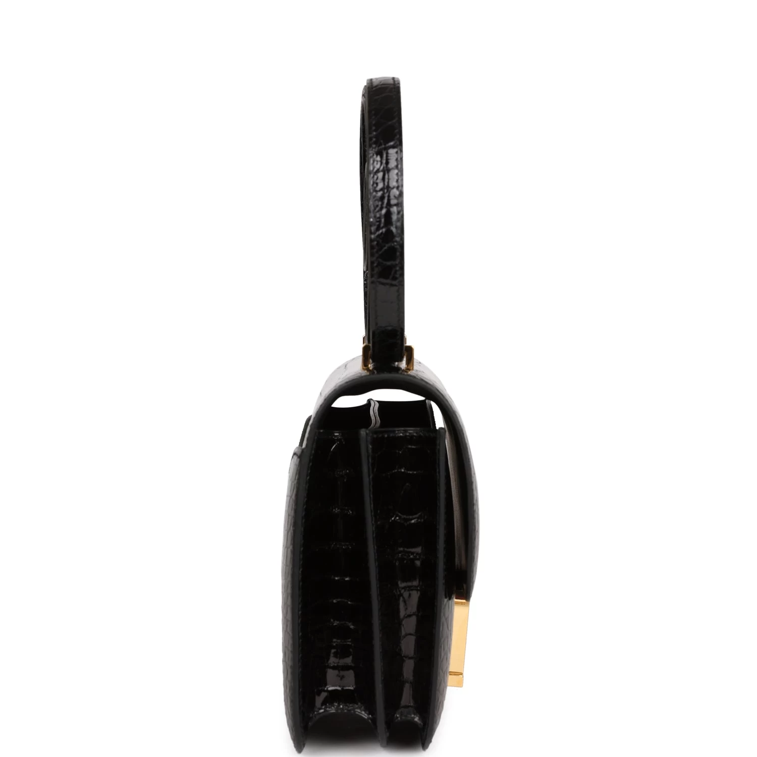 Hermès Hermes Constance 18 Black Shiny Alligator Gold Hardware 5 Hermès Hermes Constance 18 Black Shiny Alligator Gold Hardware - Image 3