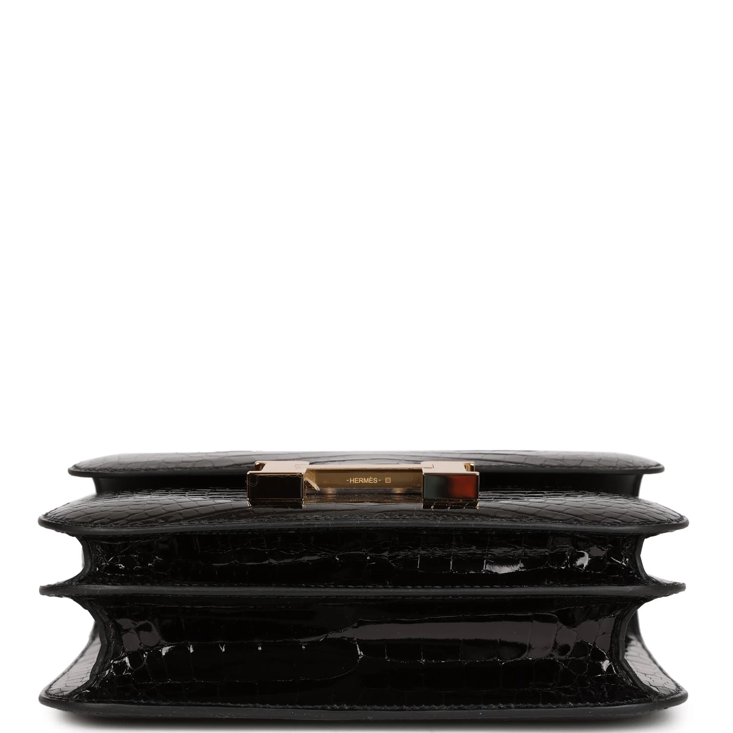 Hermès Hermes Constance 18 Black Shiny Alligator Gold Hardware 8 Hermès Hermes Constance 18 Black Shiny Alligator Gold Hardware - Image 6