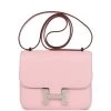 Hermès Hermes Constance 18 Rose Sakura Chevre Palladium Hardware -Online Bag Store H C 231101 1 KT 01